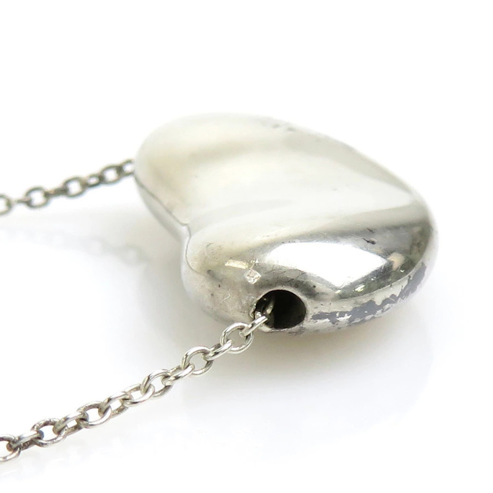Tiffany Co Bean Necklace Sterling Silver